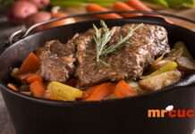 Receita de carne de panela com legumes Foto ilustrativa da receita de Carne de Panela com Legumes