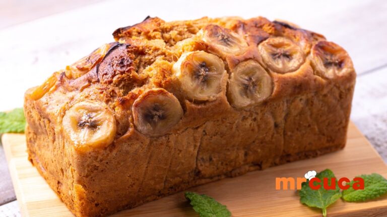 Receita de bolo de banana simples