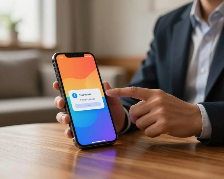 atualizações sistema operativo teléfono