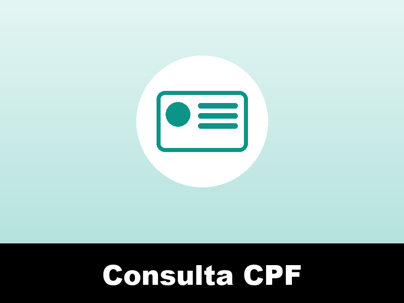 Consultar pelo CPF