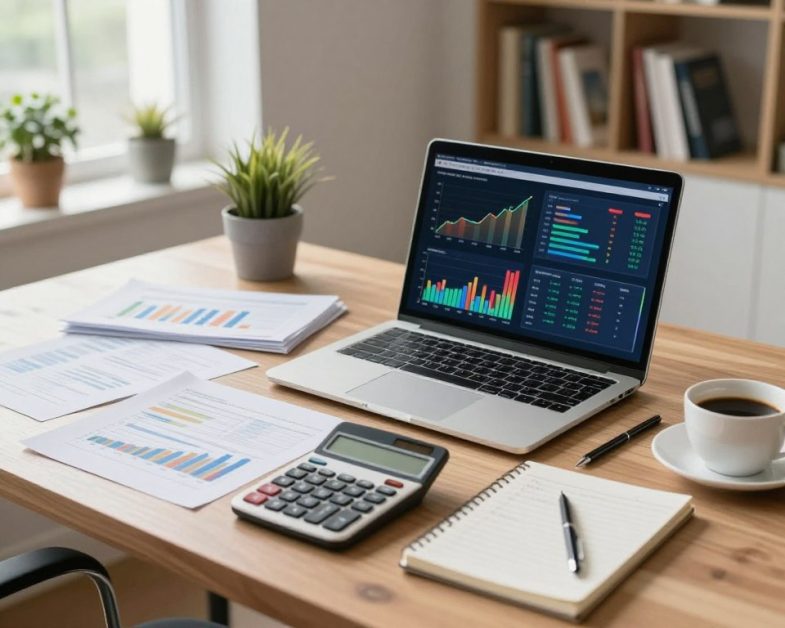 organização de despesas e receitas
