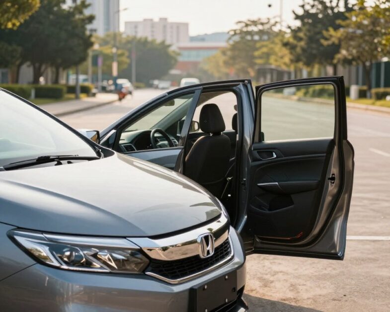 Honda City com espaço interno