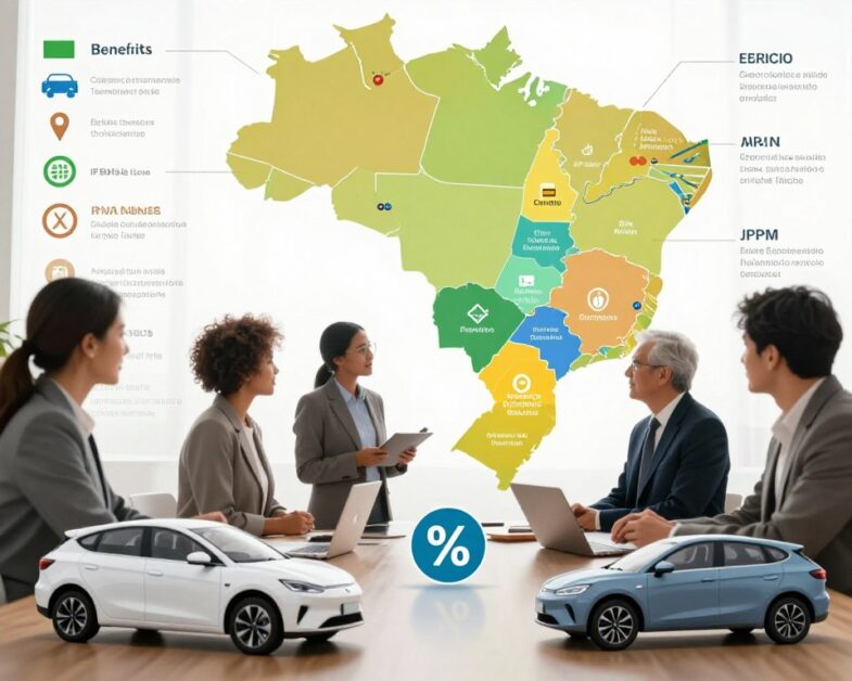 benefícios fiscais veículos elétricos