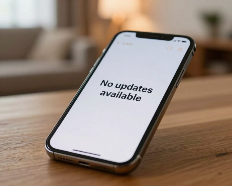 celular sem atualizações disponíveis
