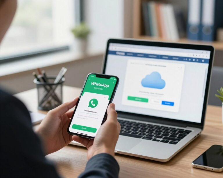 como fazer backup do WhatsApp