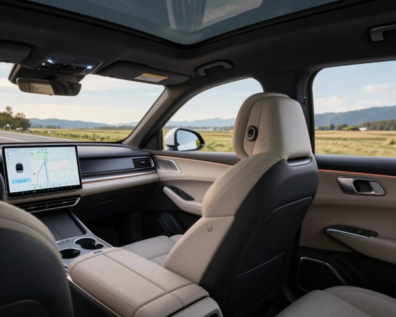 itens de conforto e tecnologia automotiva