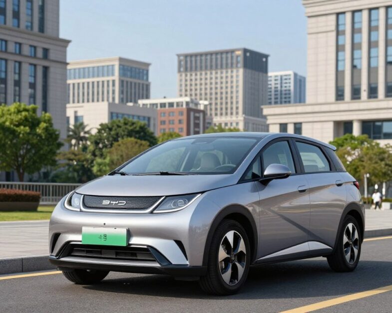 design e tecnologia do BYD Dolphin